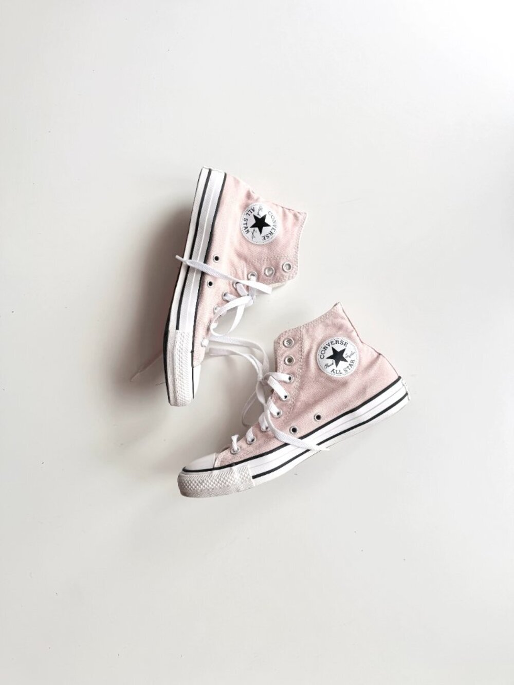 CONVERSE Chuck Taylor All Star Lift Pink Canvas High Top Sneakers, Size M7/W9
